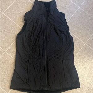 Women's Black Quilted Vest